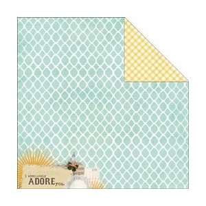   Heart Be Amazing Double Sided Paper 12X12 Be Adored; 25 Items/Order
