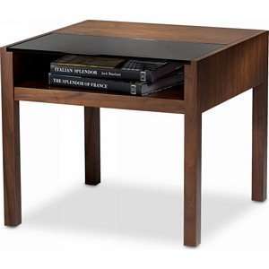  BDI Xela 1146   End Table in Chocolate Stained Walnut 