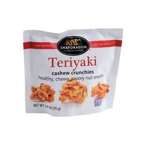 Snapdragon Cashew Crunchies Teriyaki 6x2.6oz