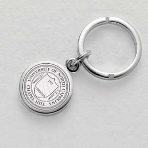  UNC Sterling Silver Insignia Key Ring
