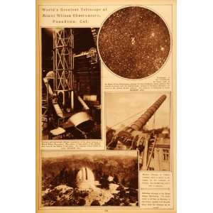  1922 Rotogravure Mount Wilson Observatory Pasadena 
