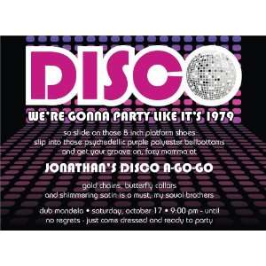  Disco Ball Invitations