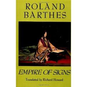  Empire of Signs [Paperback] Roland Barthes Books