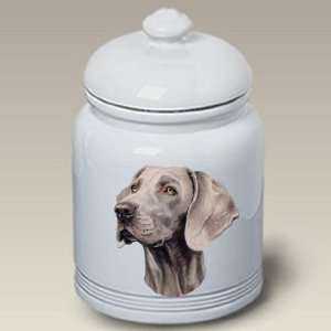  Weimaraner Dog   Linda Picken Treat Jar 