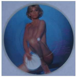 Britt Ekland 7 Picture Disc Record Silver Blue Music From Jet Records 