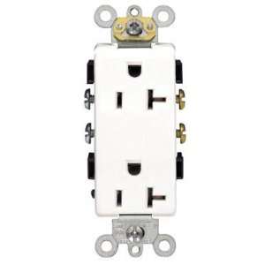  Leviton R62 16352 OWS Grounded Duplex Outlet Patio, Lawn 