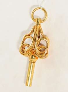 Victorian 18 Carat Gold Pocket Watch Key c1880  