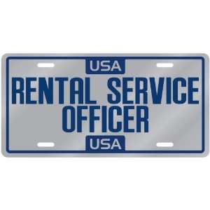  New  Usa Rental Service Officer  License Plate 