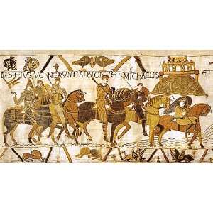  Bayeux Mont St. Michael Flanders Tapestry Wall Hanging 