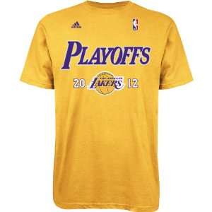  adidas Los Angeles Lakers 2012 NBA Playoffs Gametime T 