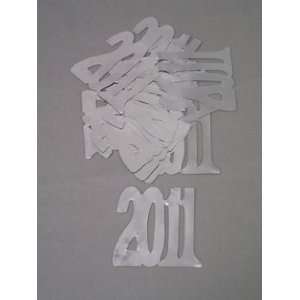 Party Deco 21110 3 in. Silver 2011 Confetti   25 Pieces   Pack of 13 