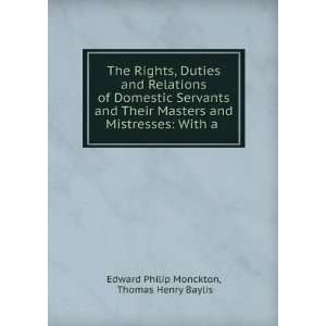    With a . Thomas Henry Baylis Edward Philip Monckton Books