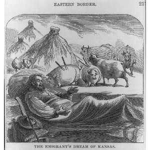  The Emigrants dream of Kansas,KS,Beadle,Western Wilds 