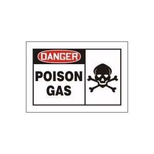  7X10 POISON GAS (SYM) 7X10 Sign