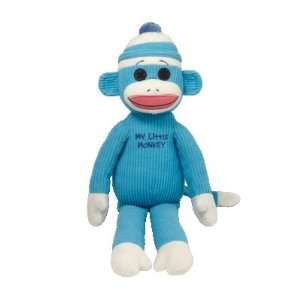 Ty Beanie Buddy   My Little Monkey the Sock Monkey (Blue) (10 Inch 
