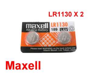 MAXELL LR1130 390 189 1130 LR54 AG10 Battery x 2  