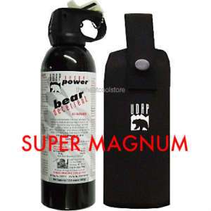 UDAPs Biggest Super Magnum Bear Spray w/ Holster 18HP  