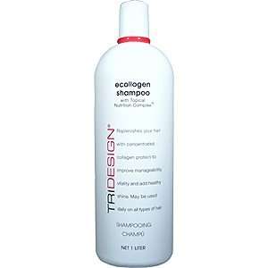   Ecollogen Shampoo with Topical Nutrition Complex 33.8oz/1Liter Beauty
