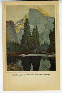 1910 Postcard Half Dome Yosemite Valley CA  