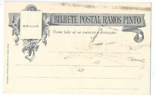 Adv PORT WINE Ramos Pinto 1900s Portugal PORTO postcard  