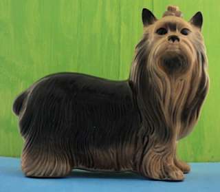 Vtg. Large Yorkshire Terrier Coopercraft Figurine 1960s  