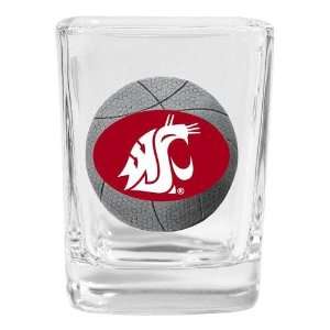   State Cougars NCAA Basketball Square Shot Glass
