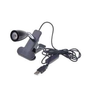  USB Plug Clip on LED Reading Light Lamp w/ In line ON/OFF 