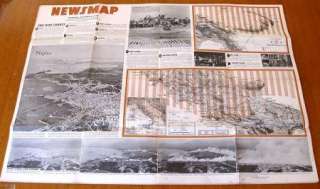 NEWSMAP WW II Poster 1943 The War Fronts Vol.2 No. 24  