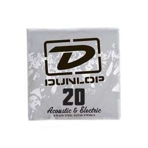   Single Guitar String .020 PLN Pack Of 12   Dunlop DPS20 Electronics