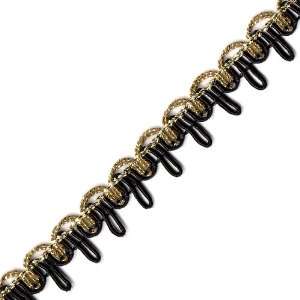  Venus Ribbon 11513 N 5/8 Inch Guimp/Metallic Knit Braid 