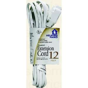  Faucet Queen 85110 WHT 12ft. Extension Cord   White   Case 