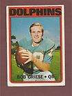 1972 Topps 80 Bob Griese Dolphins PSA 8  