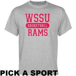   Winston Salem State Rams Ash Custom Sport T shirt
