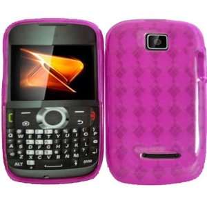  Hot Pink TPU Case Cover for Motorola Theory WX430 Cell 