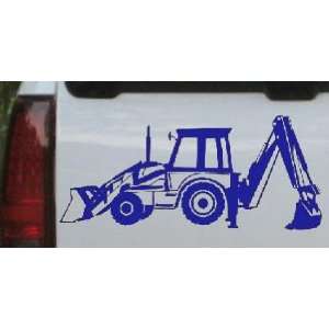   .9in    Backhoe Tractor Business Car Window Wall Laptop Decal Sticker