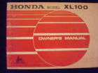 honda xl 100 manual  