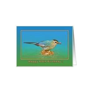  89th Birthday Card with Catbird Card Toys & Games