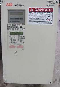 ABB ACS500 variable frequency ac motor drive 30   40 hp  