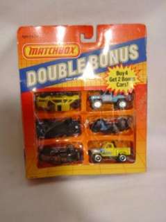 MATCHBOX Double Bonus Diecast 6 Cars Ford Truck 1987 164 NIB  
