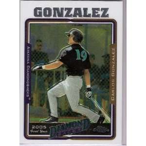  2005 Topps Chrome Update 183 Carlos Gonzalez FY (Baseball 