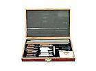 DAC DELUXE UNIVERSAL GUN CLEANING KIT 35 PC WOOD CASE 35 PIECE