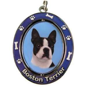  Spinning Boston Terrier Key Chain