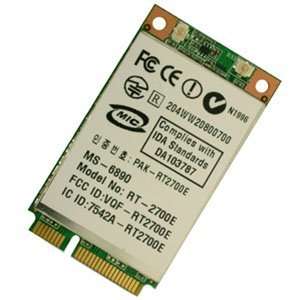  MSI MN11BGN Wireless N 1T2R PCIe Mini Card Electronics