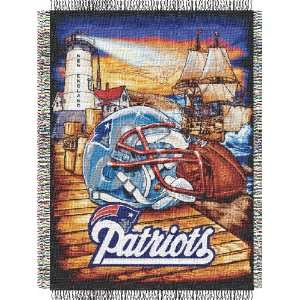  New England Patriots Woven NFL Throw   48 x 60