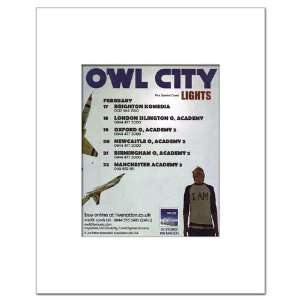  OWL CITY UK Tour 2010 10x8in Matted Music Print