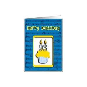  93rd Birthday Cupcake Invitation Card Toys & Games