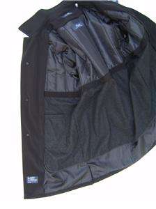Polo Ralph Lauren 2in1 Mens Jacket Pea Coat Trench M Black Blazer 