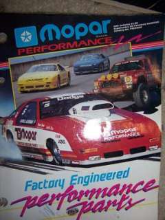 1991 MOPAR Performance Parts Auto Racing Catalog G  