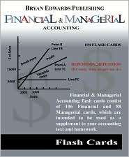 Introduction to Financial and Managerial Accounting Flash Cards 