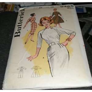   Vintage Butterick Dress Pattern # 9465 Size 16 Arts, Crafts & Sewing